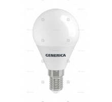 IEK GENERICA Лампа LED G45 шар 10Вт 230В 3000К E14