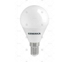 IEK GENERICA Лампа LED G45 шар 10Вт 230В 4000К E14