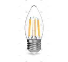 Gauss Лампа Filament Свеча 11W 830lm 4100К Е27 LED 1/10/50