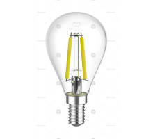 Лампа Gauss Filament Шар 7W 580lm 4100К Е14 LED (3 лампы в упаковке) 1/20