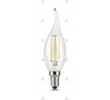 Лампа Gauss LED Filament Свеча на ветру E14 11W 720lm 2700K 104801111