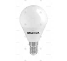 IEK GENERICA Лампа LED G45 шар 8Вт 230В 4000К E14