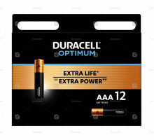 Батарейка DURACELL LR03 ААА Optimum 1,5v Alkaline BL-12