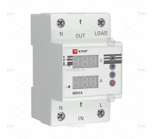 Реле напряжения и тока с дисплеем MRVA 50A PROxima EKF MRVA-50A