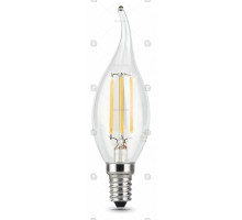 Лампа Gauss LED Filament Свеча на ветру E14 11W 750lm 4100K 104801211