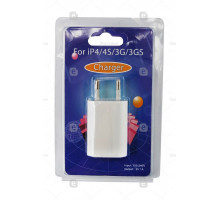 Сетевое зарядное устройство iPhone/iPod USB белое (СЗУ) (5 V, 1000 mA) REXANT 18-1194