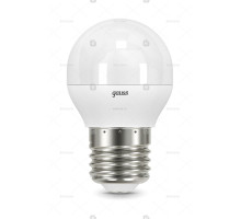 Лампа Gauss LED Шар E27 9.5W 890lm 3000K 1/10/50 105102110