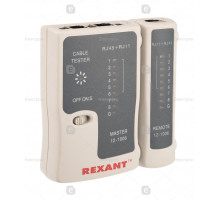 Тестер кабеля RJ-45+RJ-11 468 REXANT 12-1006