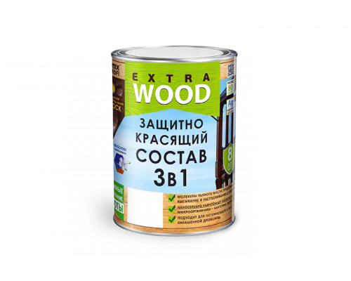 Защитно-красящий состав 3 в 1 FARBITEX PROFI WOOD EXTRA Ваниль (0,8кг)