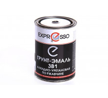 Грунт-эмаль алкидно-уретан 3 в 1 ЛАКОВАР EXPRESSO черная RAL 9005 (0,9кг)