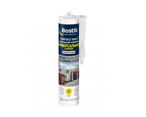 Герметик BOSTIK Perfect Seal универсальный силиконовый прозрачный 280мл (BOK638530) 246