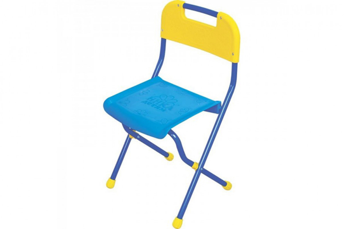 синий стульчик детский стульчик