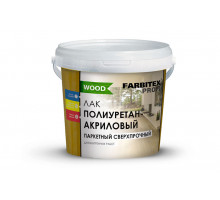 Лак паркетный полиуретан-акриловый FARBITEX ПРОФИ WOOD матовый (0,9кг)