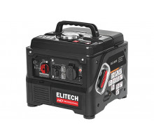 Бензогенератор ELITECH HD GIS 1400R инвертер (1,2 кВт, 220 В, ручн.старт, бак 3л.,ATS, 12кг)