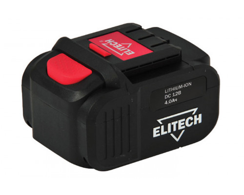 Аккумулятор ELITECH 12В 4,0Ач, Li-ion 1820.098400