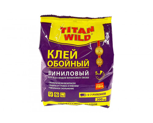 Клей обойный TITAN WILD ВИНИЛ (0,200гр) пакетик