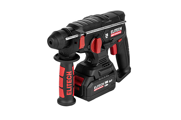 Перфоратор ELITECH аккум. HD CRH 2024BL (20В, 1х4Ач Li-ion,ELP, SDS+,3 реж, 2,5Дж) Е2205.035.01