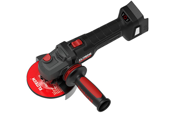 УШМ ELITECH HD CAG 2012BL акк (Ø125,20В,2х4.0Ач ELP, 0-9500об/м, пост. об.,кейс, 1,9кг) Е2213.074.02