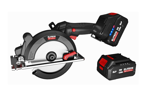 Пила дисковая аккум. ELITECH HD CCS 2050BL (20В,2х4.0А, ELP, ф140мм, рез 50мм, 6800об/м)E2206.041.02